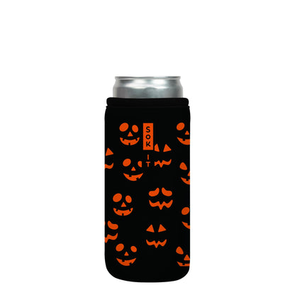 Sok It CanSok Sleeve for Beer & Soda Insulated Neoprene Cover (Fright Night Lights, 12oz Slim Can Sleeve)