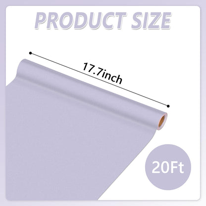 Light Purple Bulletin Board Paper Roll Lavender Bulletin Board Background Paper Back to School Classroom Decoration Poster for Art Craft DIY Projects Home Office Classroom Party Supplies 17.7in x 20ft