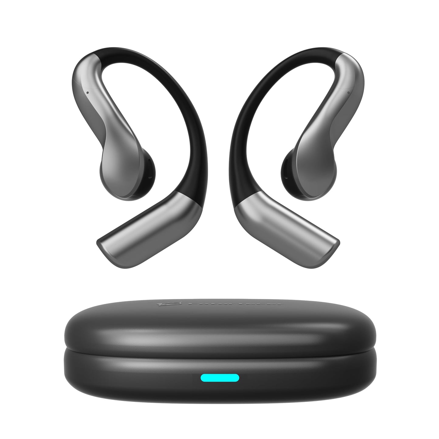 AI Translation Earbuds Real Time, 144 Languages Translator Earbuds, Bluetooth Open-Ear Translating Earbuds with 30H Playtime, Instant Voice Translator Device for Travel, Business, Learning, Black