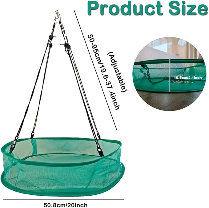 Seed Catcher for Bird Feeders, 20'' Bird Feeders for Outdoors Hanging, Birds Feeder Seed Catcher Tray with Adjustable Hanging Hoop for Outdoor Garden Accessories (Grey)