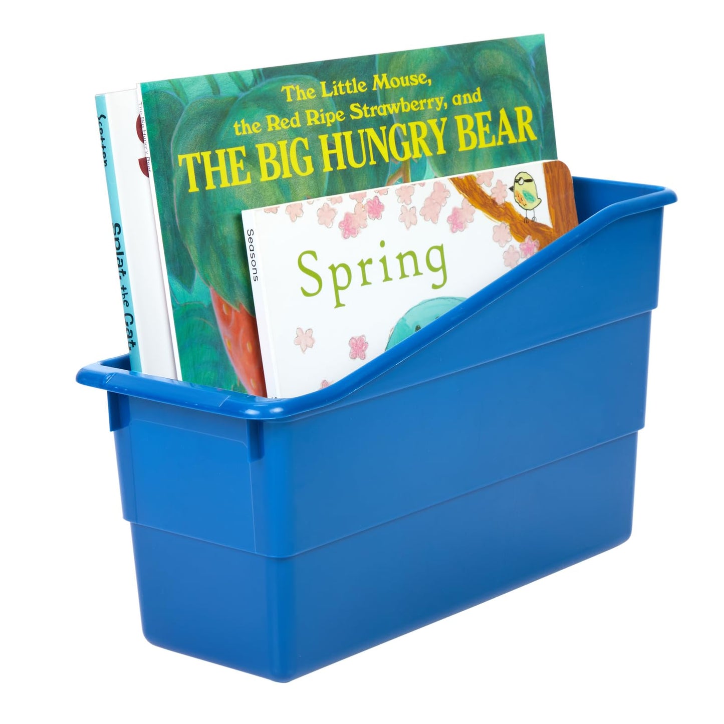Really Good Stuff Durable Book and Binder Holders 12 Pack, Blue - Ideal for Narrow or Vertical Storage Needs - Book, Magazine, File Folder, and Binder Holders - Classroom Organization Made Easy