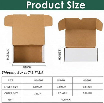 Yexiya 40 Pcs 400 Count Trading Card Storage Box Cardboard Baseball Card Storage Box Collectible Cases for Sports Gaming Cardboard Game Collecting Holder Supplies (White)