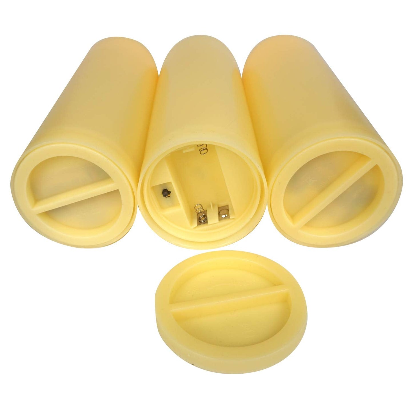 3PCS 8" Waterproof LED Flameless Timer Candles, 1000 Hours Long Battery Life/Flickering Battery Operated Electric Outdoor LED Large Pillar Candle for Outside Lantern Festival Decor etc.