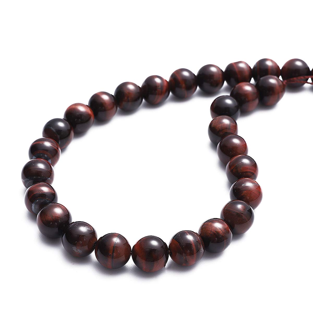 BEADIA Natural Red Tiger Eye Stone Round Loose Semi Gemstone Beads for Jewelry Making 4MM 89PCS