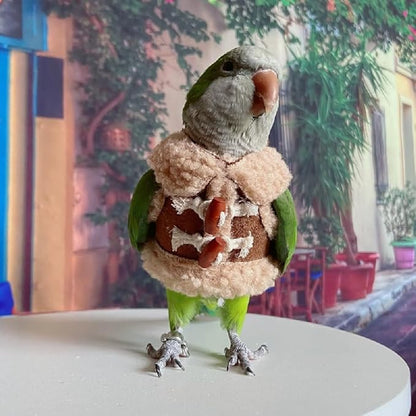 Bird Diaper Flight Suit Parrot Costume pet Animal Costume, Applicable to Birds and Parrots Warm Supplies. (4XL)