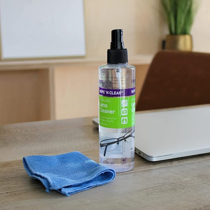 Wipe'N Clear Lens Cleaning Cloth by Flents, Remove Fingerprints & Smudges from