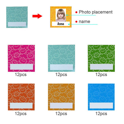 amzoya Attendance Pocket Chart with 72 Student Cards-Classroom Behavior Tracker for Perschool to Elementary,Pocket Chart for Classroom…