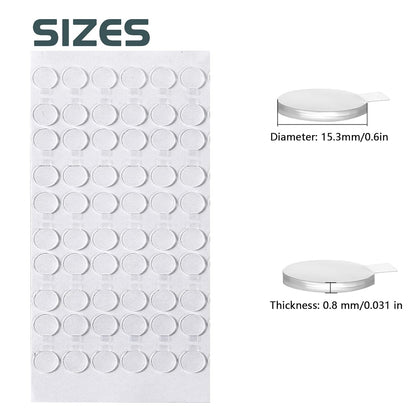 Adhesive Stick dots Two-Sided Sided Mounting Putty Stick Tack for Wall Hanging Crafts Balloons Festival Party Decorations,Clean Removable(0.6"*0.6"-80)