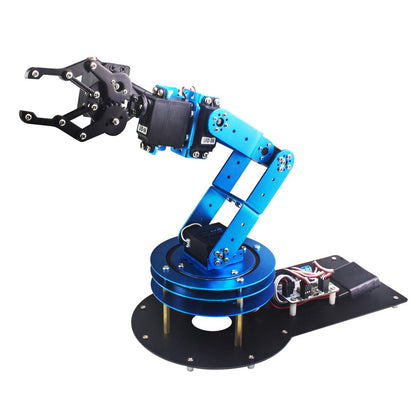 LewanSoul Robotic Arm Kit 6DOF Programming Robot Arm with 5 Servo, Handle, Mechanical Claw and More, PC Software APP Control with Tutorial
