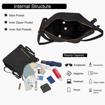 Women Hobo Bag Faux Leather Tote Handbags Clutch Purses Fashion Crossbody Bag Shoulder Bags