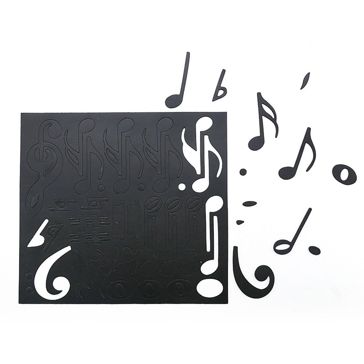 lovielf Music Theme Magnetic Music Note Symbol for Whiteboard for Teacher, Education (Set A)
