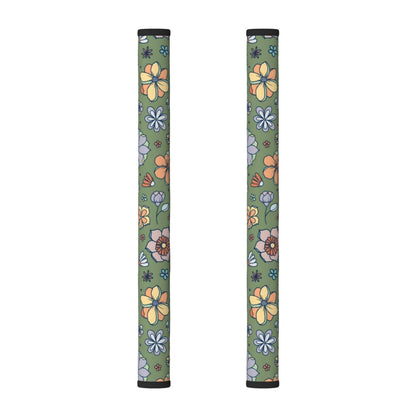 Refrigerator Door Handle Covers, Retro Floral Fridge Handle Cover Set of 2 Kitchen Appliance Handle Covers Protector for Fridge Microwave Stove Oven Dishwasher