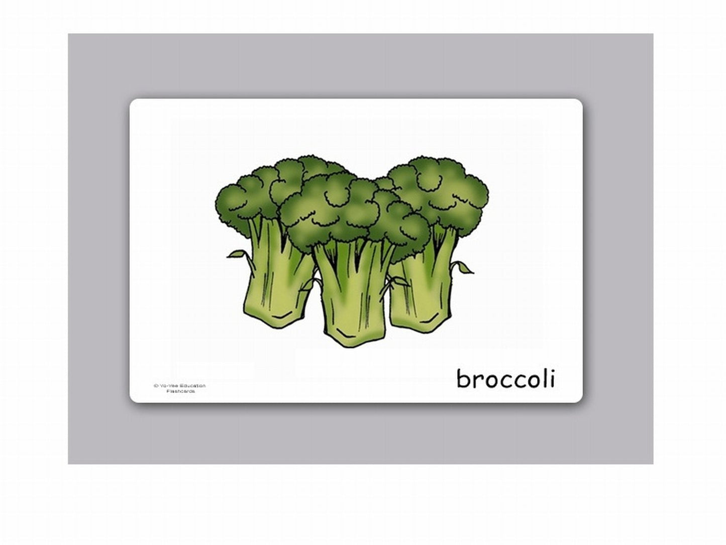 Yo-Yee Flash Cards - Vegetables and Health Food Picture Cards for Language Learning for Toddlers, Kids, Children and Adults - Including Teaching Activities and Game Ideas and More