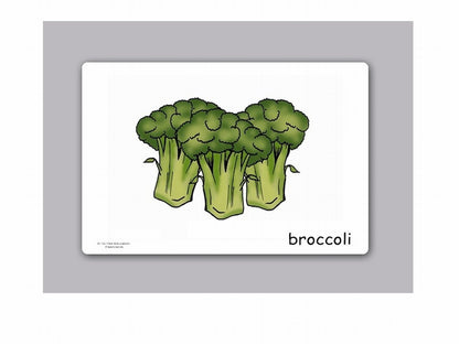 Yo-Yee Flash Cards - Vegetables and Health Food Picture Cards for Language Learning for Toddlers, Kids, Children and Adults - Including Teaching Activities and Game Ideas and More