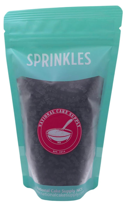 NCS Bat Shaped Edible Sprinkles – Black Cupcake, Cake & Cookie Decorations, 7 oz