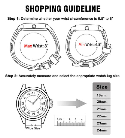 Ritche Christmas Gift Genuine Leather Watch Band 22mm Classic Vintage Quick Release Leather Watch Strap (Toffee Brown), White Elephant Gifts, Stocking Stuffers for Men
