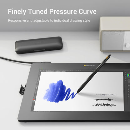 Xencelabs Pen Display 16 Bundle with Quick Keys, 16" 4K OLED Portable Drawing Tablet with Screen Graphic Design Display with 2 Battery-Free Pens for Win/Win-ARM/macOS/Linux, Black