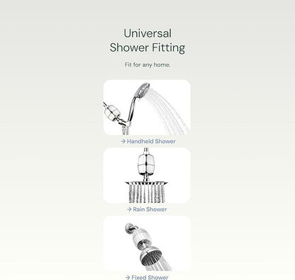 Aquabliss High Output Revitalizing Shower Filter - Reduces Dry Itchy Skin, Dandruff, Eczema, and Dramatically Improves The Condition of Your Skin, Hair and Nails - Chrome (SF100)
