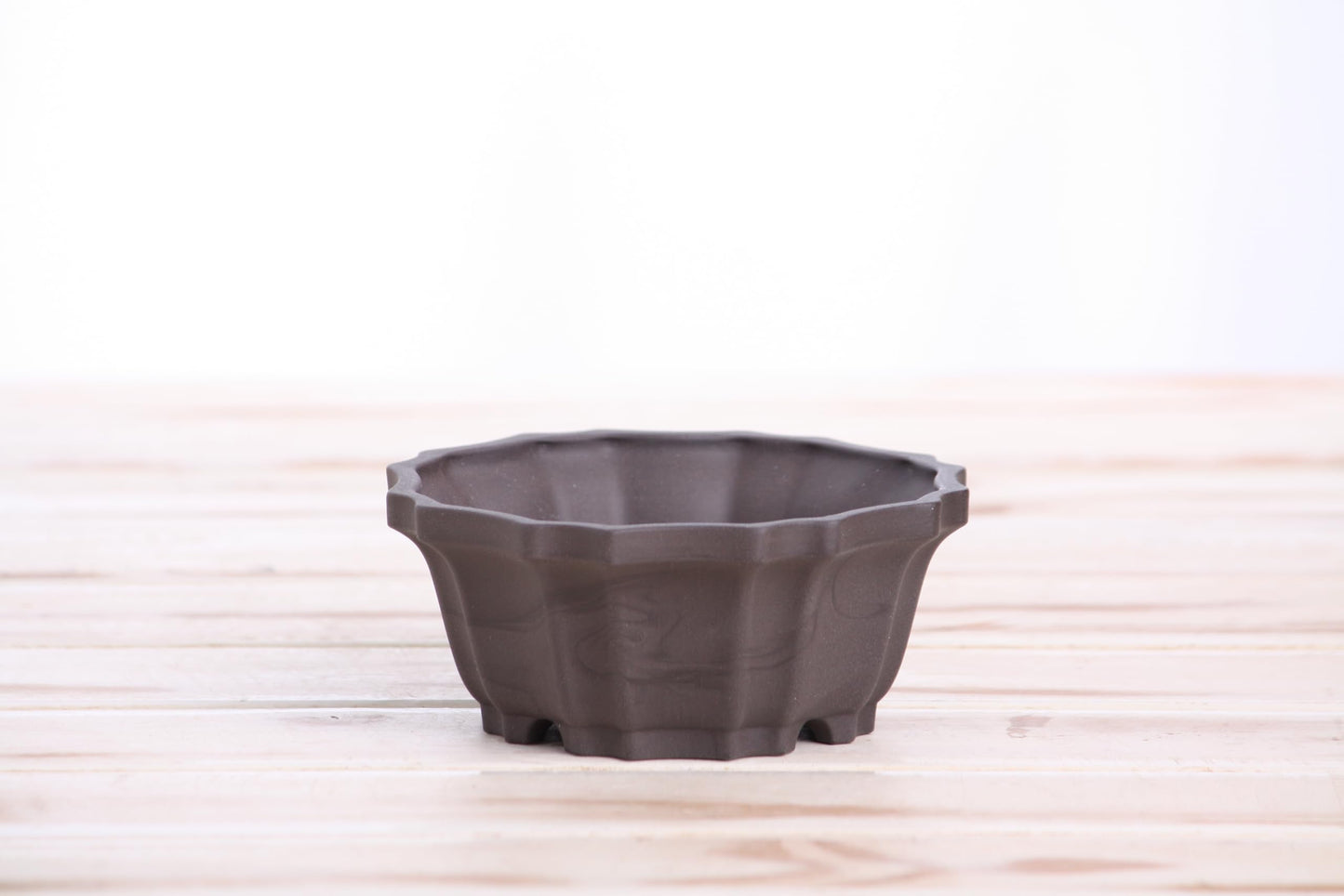 Willow Bonsai Ceramics Flower Design Bonsai Pot 4.5 Inch – Elegant Ceramic Bonsai & Succulent Pot, High‑Fired Frost‑Proof Stoneware with Drainage+Wiring Holes, Handmade in USA