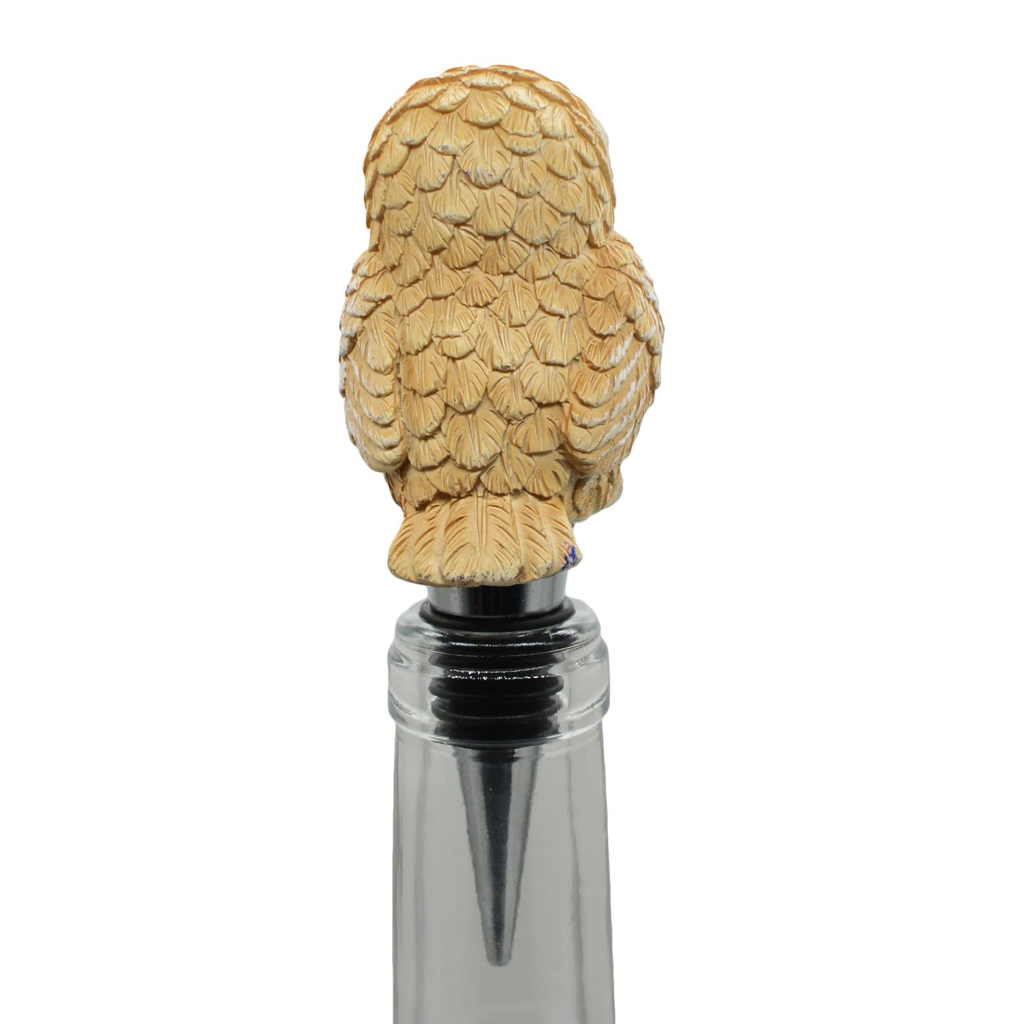 Wine Bottle Stopper Owl Decor Beverage Wine Cork Housewarming Gift,Christmas,Thanksgiving,Brown