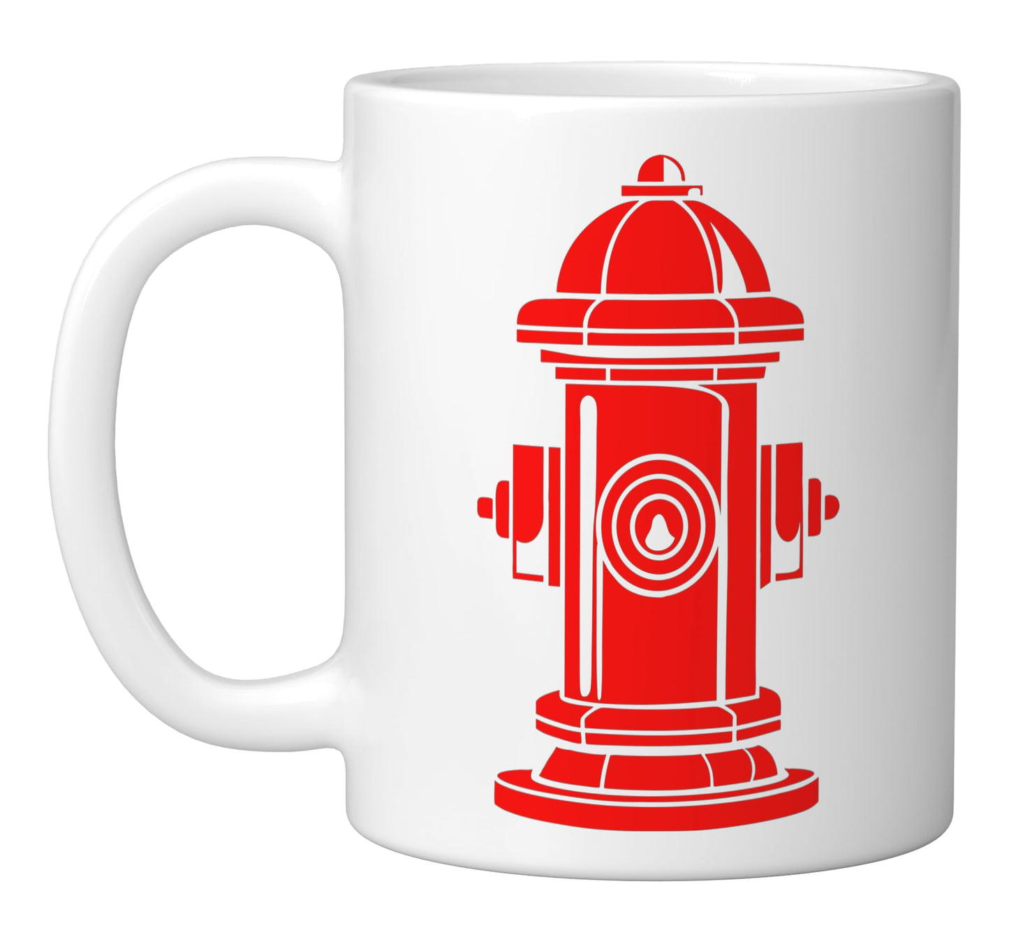 Fire hydrant for firefighter costume halloween party Ceramic Mug, White