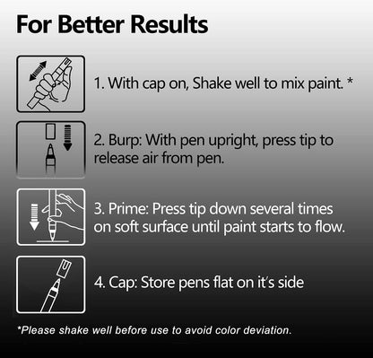 Pink Marker Paint Pens - 6 Pack Acrylic Pink Permanent Marker, 0.7mm Extra Fine Tip Paint Pen for Art Projects, Drawing, Rock Painting, Stone, Ceramic, Glass, Wood, Plastic, Metal, Canvas DIY Crafts