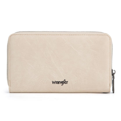 Wrangler Womens Wallet Wristlet Long Purse Designer Clutch Large Capacity Credit Card Holder for Women Men