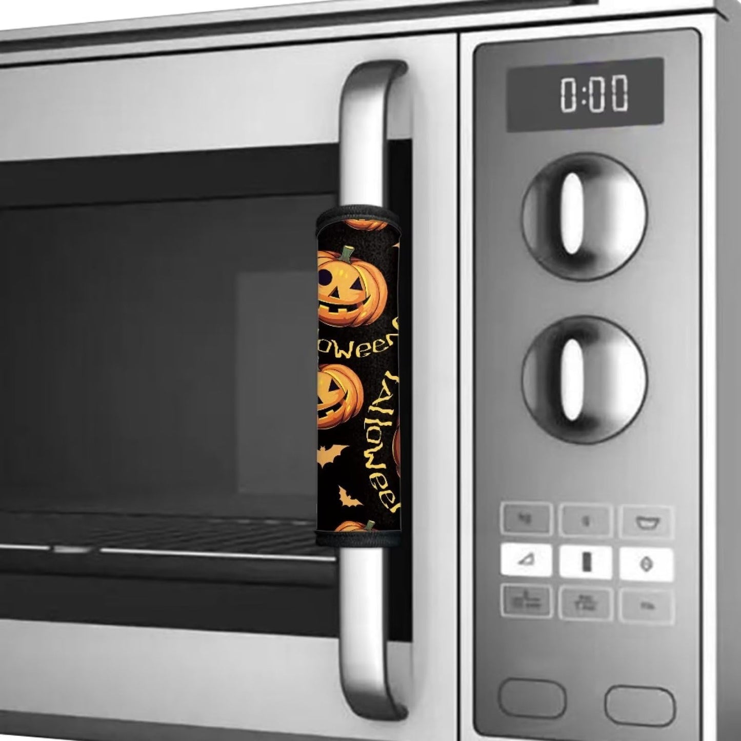 Mintulipy Refrigerator Door Handle Covers Halloween Fridge Door Handle Protector Fridge Dishwasher Oven Keep Off Fingerprints Food Stains