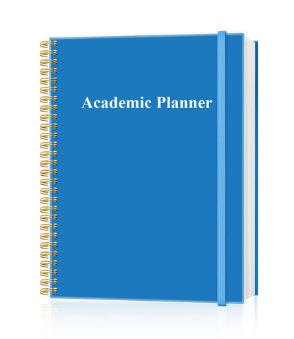 Academic Planner for 2026-2027 or Anytime - Undated Weekly Student Planner For Homeschool, High School, College & Nursing Students, 200 Pages, 8.5" x 11", Blue
