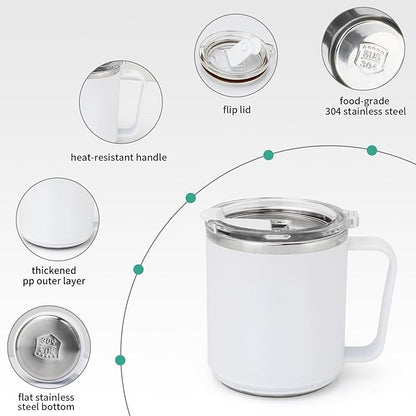 VOBAGA Mug Warmer, Coffee Warmer with 15OZ Mug Set for Home Office Home Desk, Coffee Cup Warmer with 3 Temperature Settings for Tea, Cocoa with Auto Shut Off for Holiday Birthday Coffee Gifts