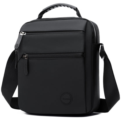 Yowenthra Small Messenger Bag for Men Women,Anti Theft Crossbody Shoulder Bag for Men Adjustable Strap Water Resistant (Black)