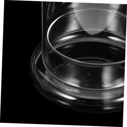 IWOWHERO Micro Landscape Vase Flower Vase Small Glass Terrarium Desktop Glass Terrarium Tabletop Aquarium Tank Micro Landscape Bottle Plant Holder High Borosilicate Glass Transparent
