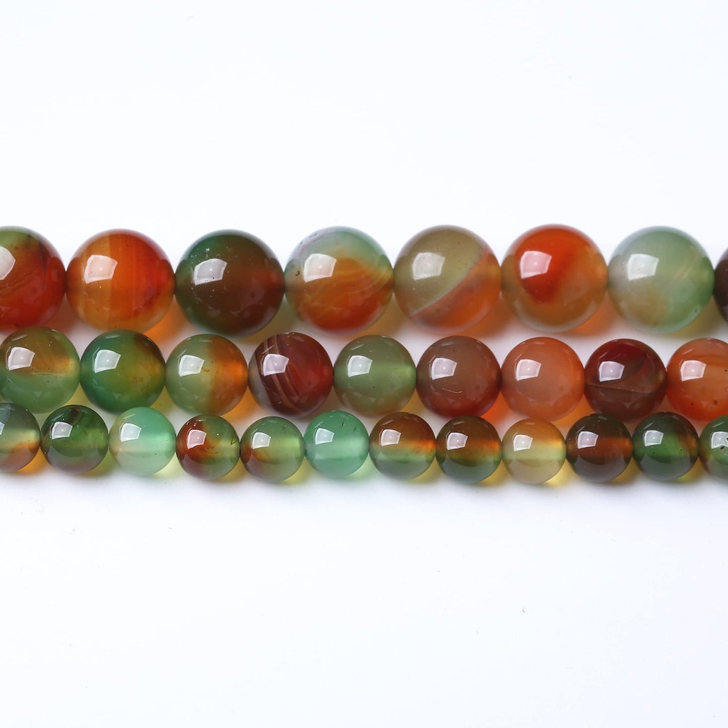 8MM Peacock Agate Round Loose Beads Natural Gem Beads Crystal Energy Stone Beads for Jewelry Making DIY Bracelet Necklace