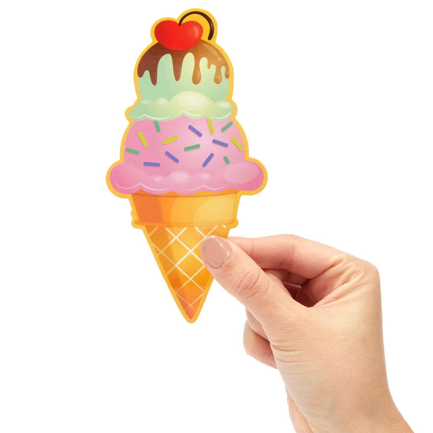 Bright Creations Ice Cream Bookmarks - Vibrant Themed Designs & Fun Book Marks for Popsicle Party Favors & Birthday Bookmarks - Classroom Rewards & Kids Book Marks - 120 Count, 6 in