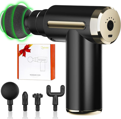 Massage Gun Deep Tissue, Back Massage for Athletes for Pain Relief, Percussion Massager Device with Silent Brushless Motor, Relax Gift for Mothers Day and Fathers Gifts（M891）