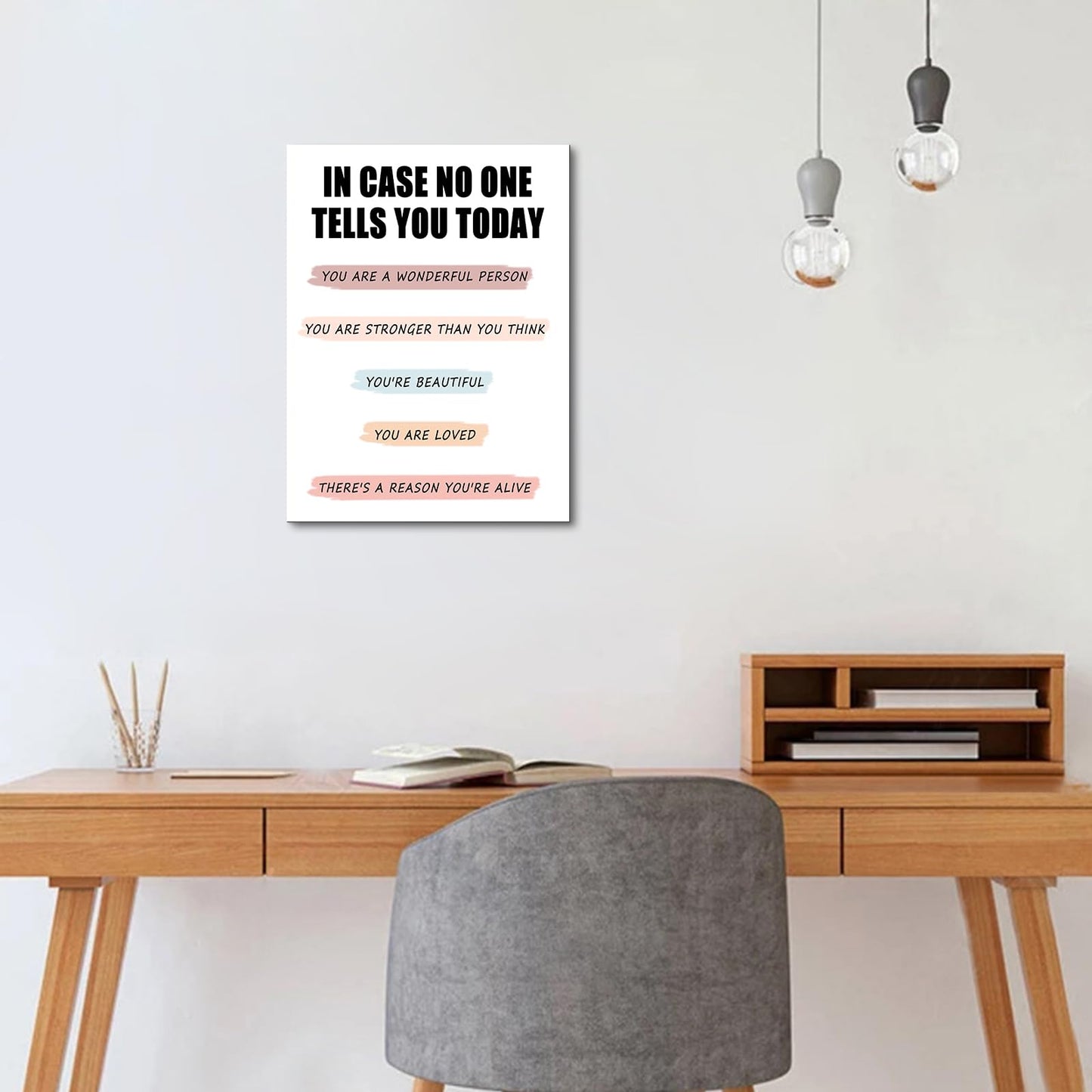 Motivational Canvas Wall Art Family Rules Entrepreneur Quotes Poster Print Inspirational Pictures Painting for Office Class Room School Wall Decoration Stretched and Framed [18''Wx24''H]