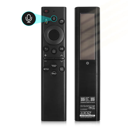 BN59-01385A Solar Voice Remote for Samsung TV Remotes Replacement with Bluetooth Rechargeable Solar Cell Fit for Samsung Remote Control for Smart TVs Frame Neo LED Ultra HD Series