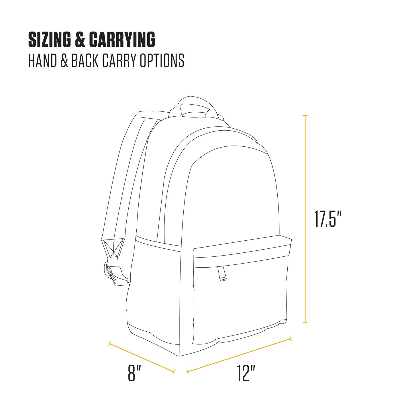 Carhartt 21L Classic Laptop Backpack, Water-Resistant Pack W/ 15" Laptop Sleeve and Organizational Compartments, Atomic Blue