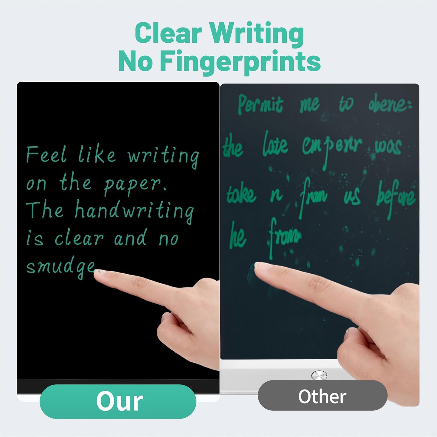 LCD Writing Tablet for Adult: 14.3 Inch Fold Screen Notepad Portable