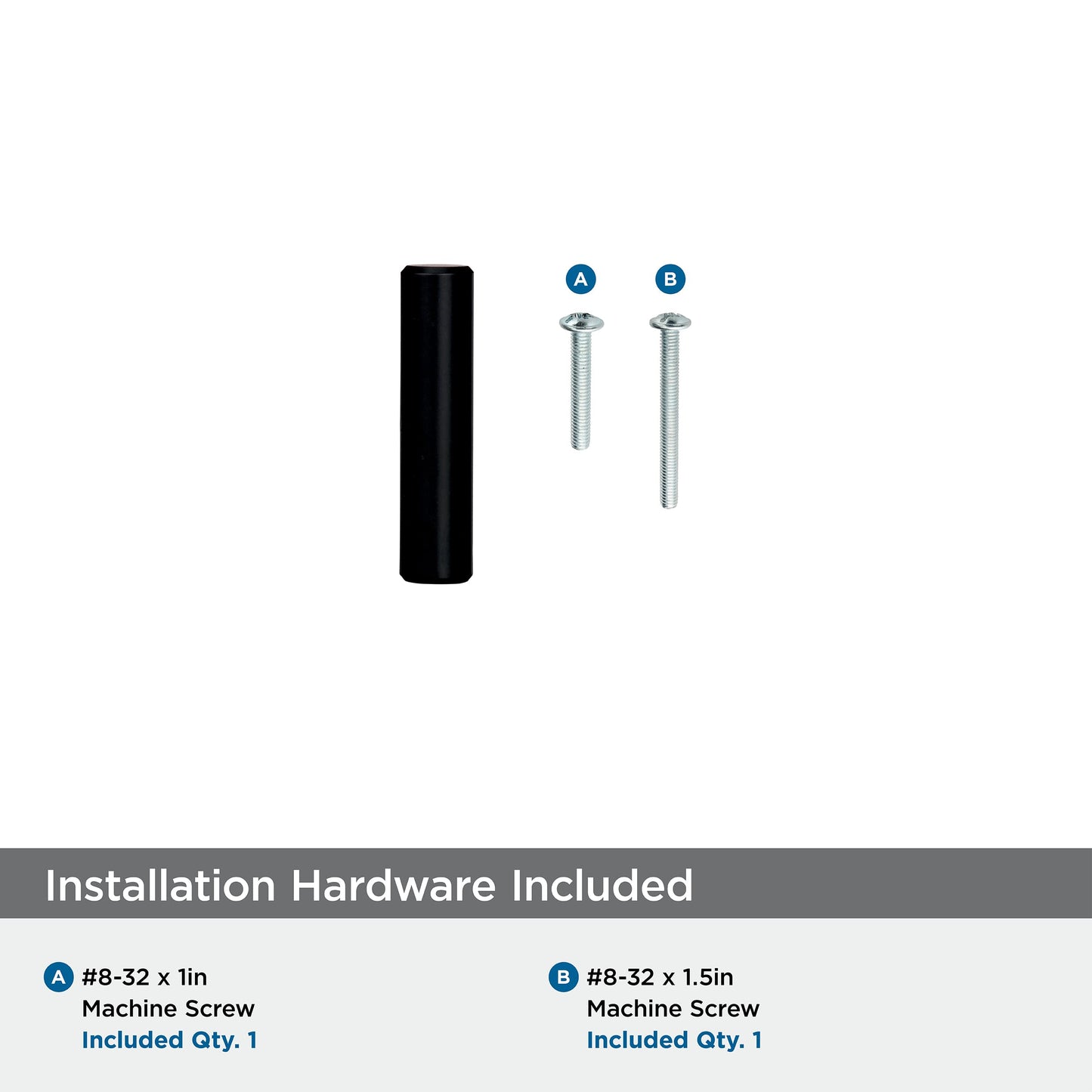 Amerock | Cabinet Knob | Black Bronze | 1-15/16 inch (49 mm) Length | Bar Pulls | 10 Pack | Drawer Knob | Cabinet Hardware