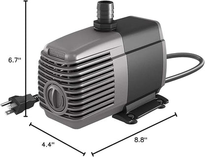 Active Aqua Submersible Water Pump, 800 GPH