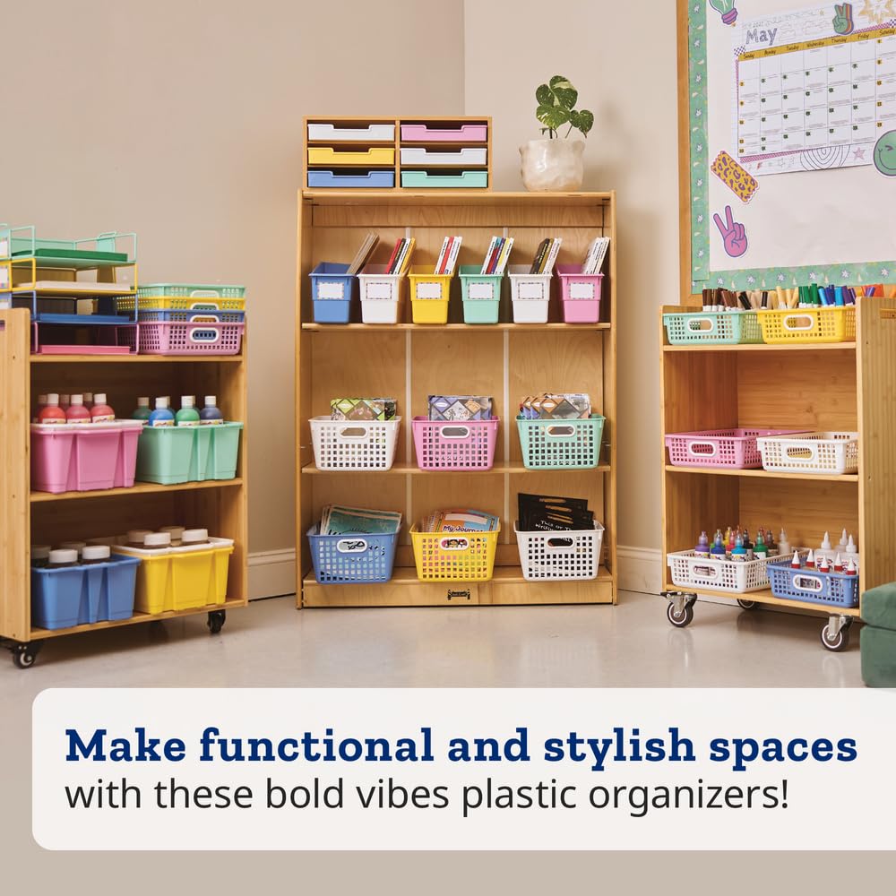 Really Good Stuff Durable Book and Binder Holders - 6 Pack - Bold Vibes