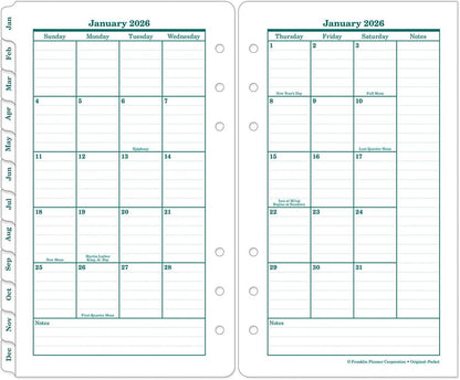 FranklinCovey - Original Weekly Ring-Bound Planner (Jan 2026 - Dec 2026, Pocket)