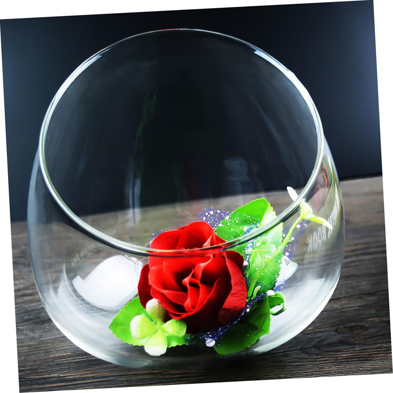 OSALADI 3pcs Slant Cut Glass Bottle Terrarium for Succulent Micro Landscape Display, Eco-Friendly Tabletop Glass Plant Vase for Home Office Décor