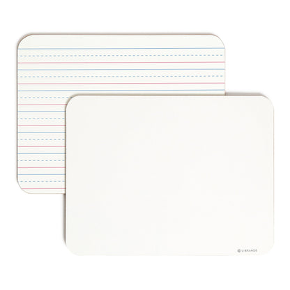 U Brands Dry Erase Lapboards, 10 Pack, 9" x 12", Double-Sided Small Whiteboards for School, Student Lapboards for Classroom, School & Homeschool Supplies, Portable Mini Whiteboard Set
