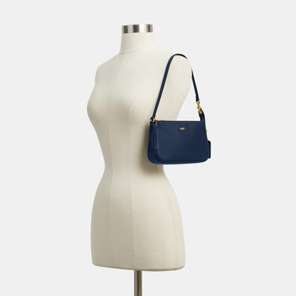COACH Natural Grain Leather Plaza Bag