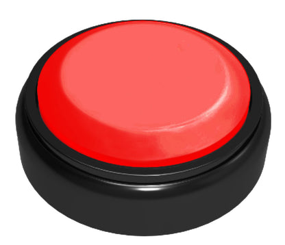 RED Essential Custom Easy Button®, Black Base/Red Top