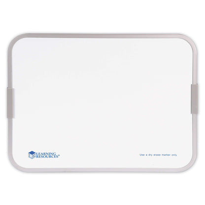 Learning Resources Magnetic Double Sided Dry Erase Boards, Set of 10 - White Board for Kids, Dry Erase Board Set, Student White Boards for Classroom, Mini Portable Whiteboard