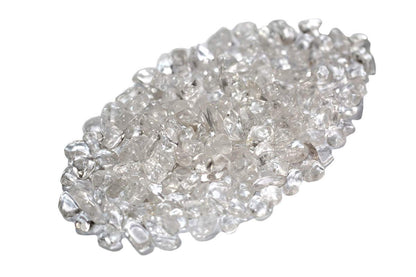 ZenQ 1 lb Clear Quartz Tumbled Stone Chips Crushed Natural Crystal Quartz Pieces