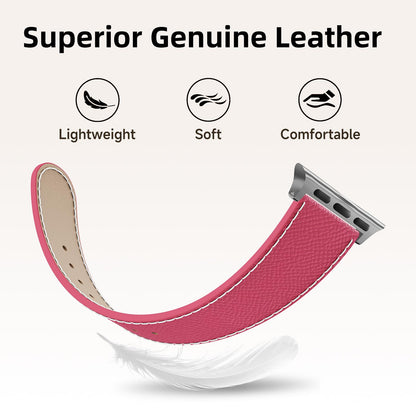 Leather Band Compatible with Apple Watch 49mm46mm45mm44mm42mm41mm 40mm38mm,Stylish Magnetic H Buckle Strap for iWatch Ultra 2/1/SE/Series 10/9/8/7/6/5/4/3/2/1 Women Men (Pink Band+Silver H Buckle, 38mm40mm41mm42mm)